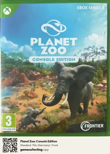 Planet Zoo: Console Edition Xbox Series X, Germany box front