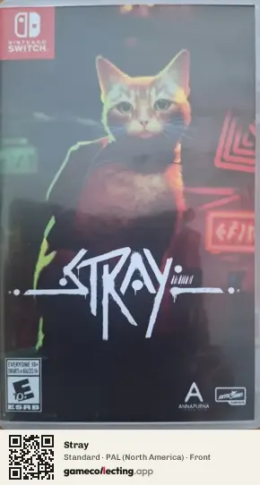 Stray Nintendo Switch, North America box front
