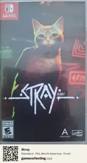 Stray Nintendo Switch, North America box front