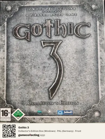 Gothic 3 Computer, Germany box front