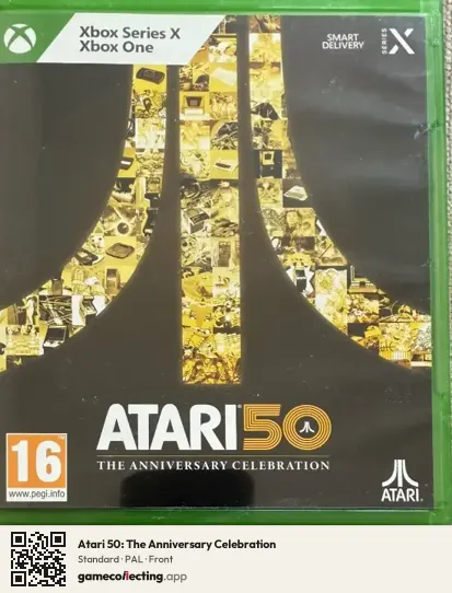Atari 50: The Anniversary Celebration Xbox Series X, PAL box front