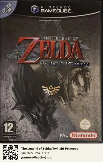 The Legend of Zelda: Twilight Princess Nintendo GameCube, PAL box front
