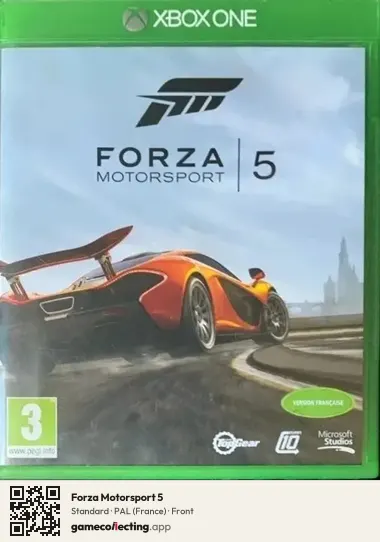 Forza Motorsport 5 Xbox One, France box front