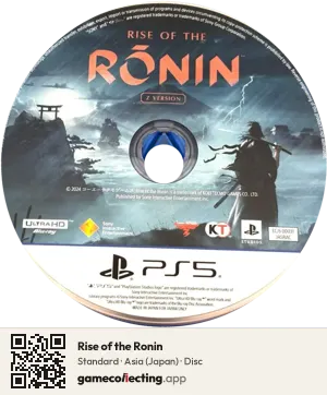 Rise of the Ronin PlayStation 5, Asia disc
