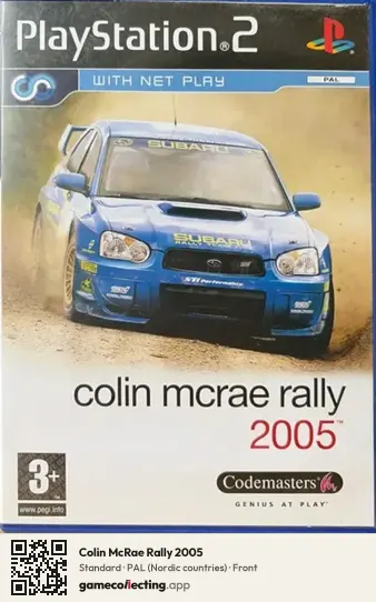Colin McRae Rally 2005 PlayStation 2, Nordic countries box front