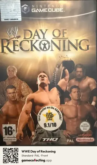 WWE Day of Reckoning Nintendo GameCube, PAL box front