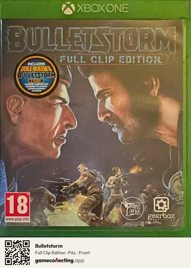 Bulletstorm Xbox One, PAL box front