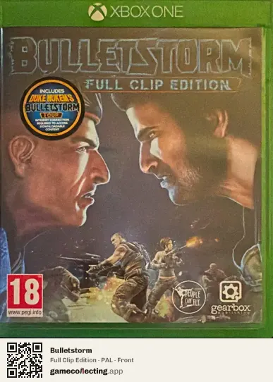 Bulletstorm Xbox One, PAL box front