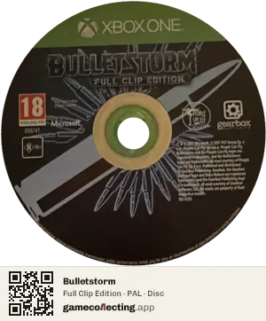 Bulletstorm Xbox One, PAL disc