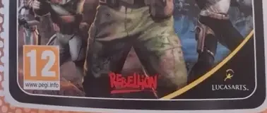 Star Wars Battlefront: Renegade Squadron, the PEGI square on its front