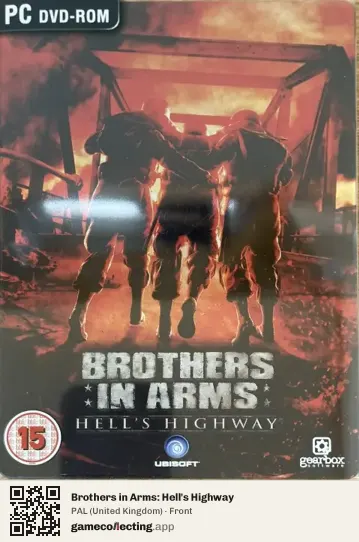 Brothers in Arms: Hell's Highway Computer, United Kingdom box front