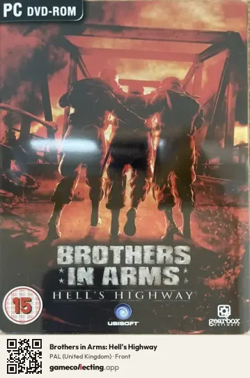 Brothers in Arms: Hell's Highway Computer, United Kingdom box front