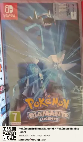 Pokémon Brilliant Diamond / Pokémon Shining Pearl Nintendo Switch, Italy box front