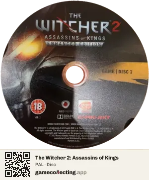 The Witcher 2: Assassins of Kings Computer, PAL disc