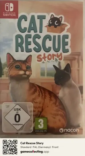 Cat Rescue Story Nintendo Switch, Germany box front