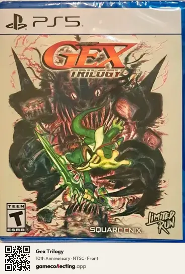 Gex Trilogy PlayStation 5, NTSC box front
