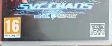 SNK vs. Capcom: SVC Chaos, the USK square on its front