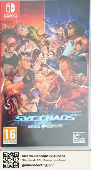 SNK vs. Capcom: SVC Chaos Nintendo Switch, Germany box front