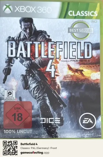 Battlefield 4 Xbox 360, Germany box front