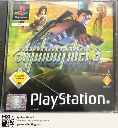 Syphon Filter 3 PlayStation, Germany box front