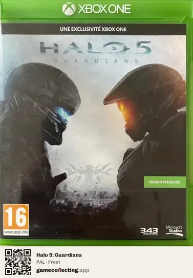 Halo 5: Guardians Xbox One, PAL box front