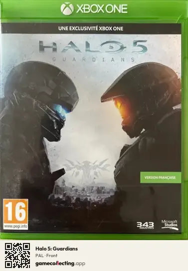 Halo 5: Guardians Xbox One, PAL box front