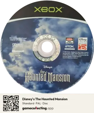 Disney's The Haunted Mansion Xbox, PAL disc