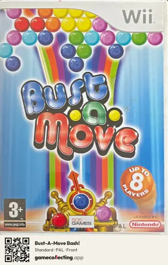 Bust-A-Move Bash! Nintendo Wii, PAL box front