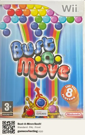 Bust-A-Move Bash! Nintendo Wii, PAL box front