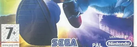 Sonic Unleashed, the PEGI square on its front
