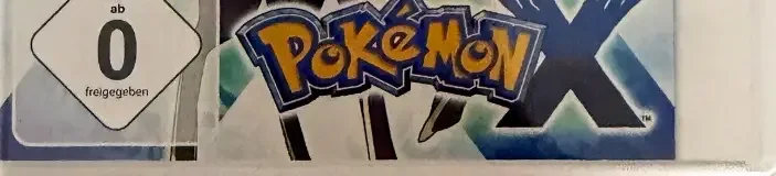 Pokémon X, the USK square on its front