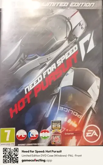 Need for Speed: Hot Pursuit Computer, PAL box front