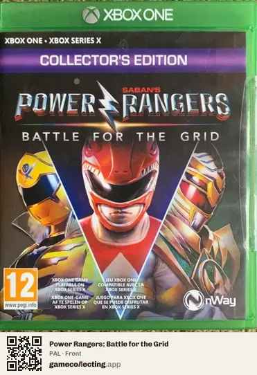 Power Rangers: Battle for the Grid Xbox One, PAL box front