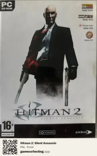Hitman 2: Silent Assassin Computer, PAL box front