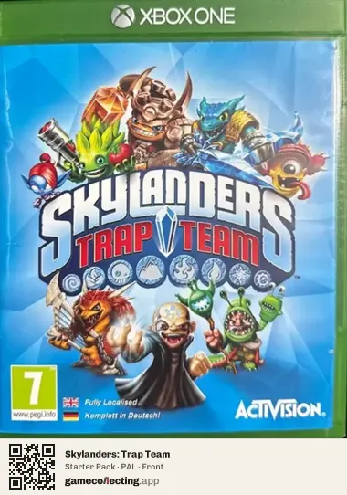 Skylanders: Trap Team Xbox One, PAL box front
