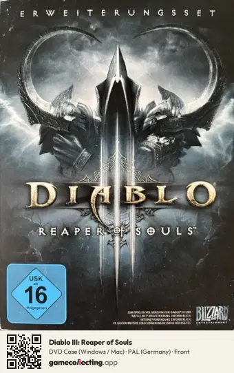 Diablo III: Reaper of Souls Computer, Germany box front