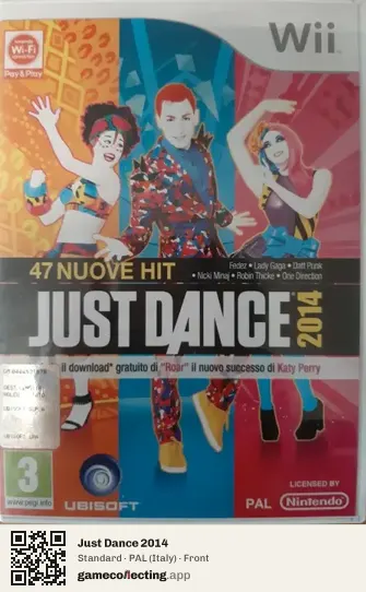 Just Dance 2014 Nintendo Wii, Italy box front