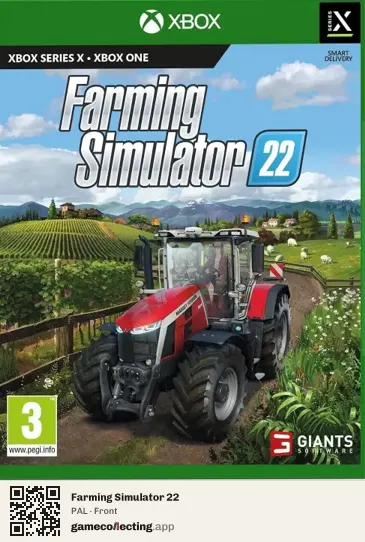 Farming Simulator 22 Xbox Series X, PAL box front