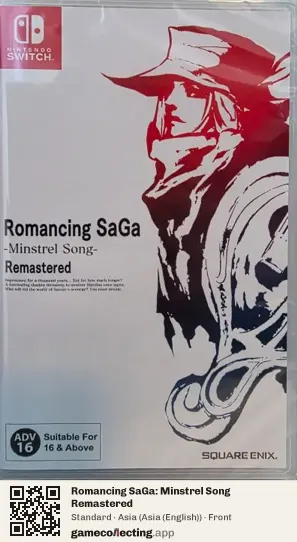 Romancing SaGa: Minstrel Song Remastered Nintendo Switch, Asia (English) box front