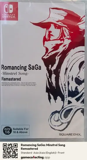 Romancing SaGa: Minstrel Song Remastered Nintendo Switch, Asia (English) box front