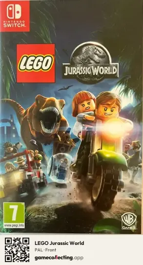 LEGO Jurassic World Nintendo Switch, PAL box front