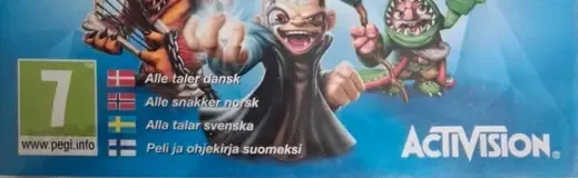 Skylanders: Trap Team, the PEGI square on its front