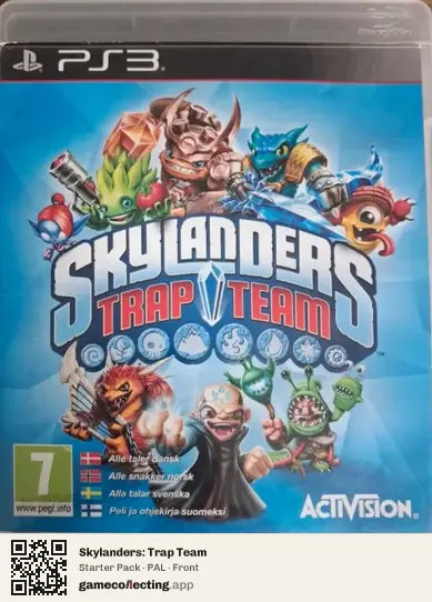 Skylanders: Trap Team PlayStation 3, PAL box front