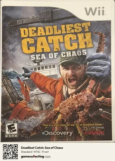 Deadliest Catch: Sea of Chaos Nintendo Wii, NTSC box front