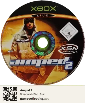 Amped 2 Xbox, PAL disc