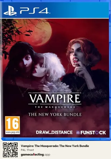 Vampire: The Masquerade: The New York Bundle PlayStation 4, PAL box front