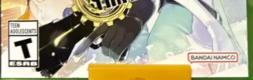 Digimon Story Time Stranger, the ESRB box on its front