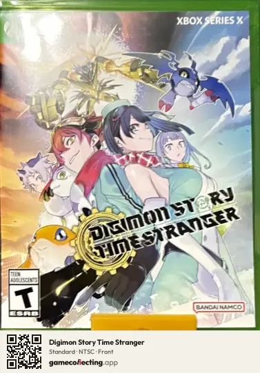 Digimon Story Time Stranger Xbox Series X, NTSC box front