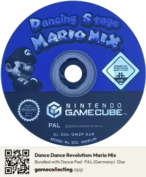 Dance Dance Revolution: Mario Mix Nintendo GameCube, PAL disc