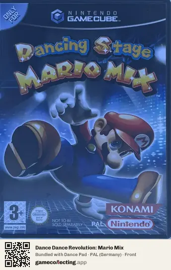 Dance Dance Revolution: Mario Mix Nintendo GameCube, Germany box front